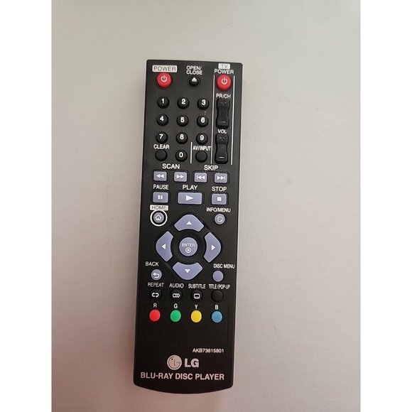 LG Other - Genuine LG Remote Control For Blue-Ray DVD Disc Player AKB73615801